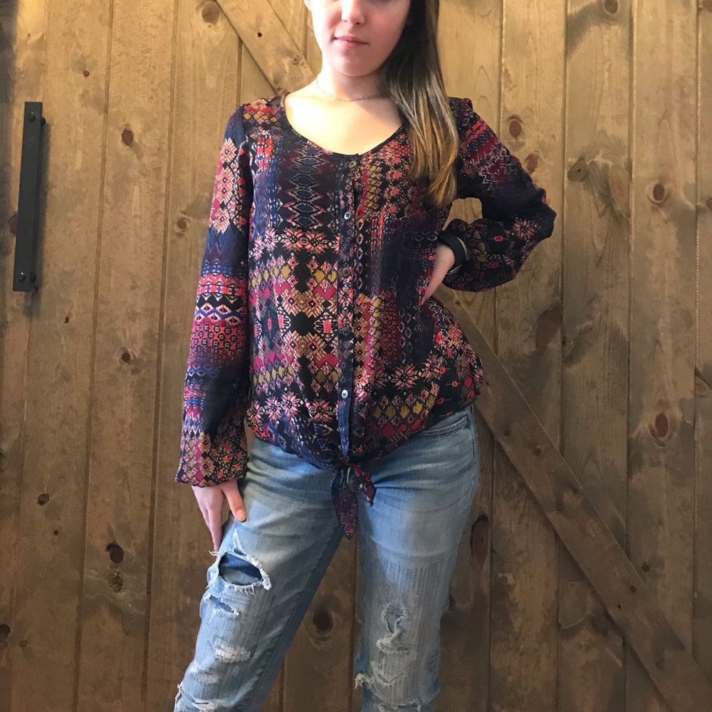 Buckle blouse